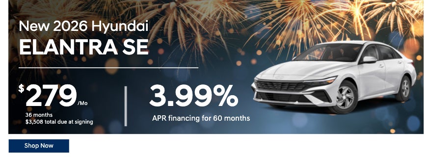 New 2026 Hyundai Elantra SE