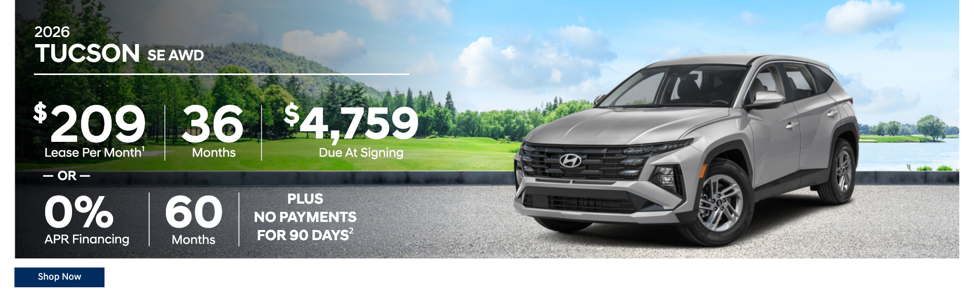 2026 Tucson SE AWD Offers
