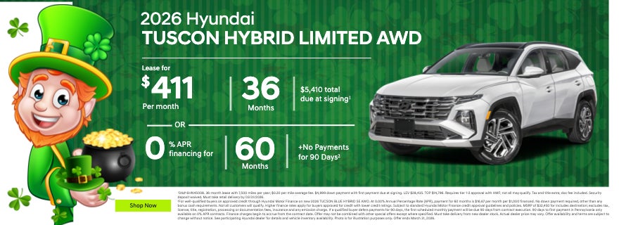 2026 Hyundai Tuscon Hybrid Limited AWD