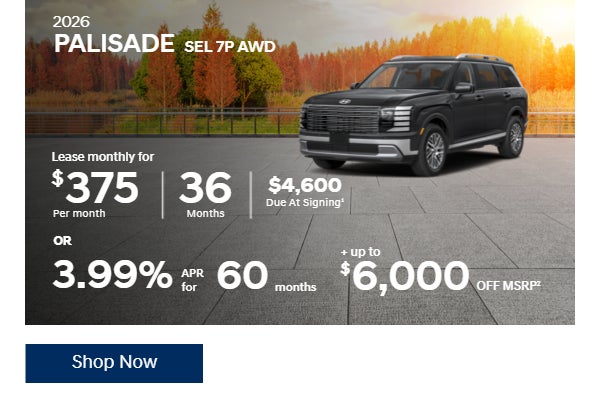 2026 Hyundai Palisade SEL 7P AWD