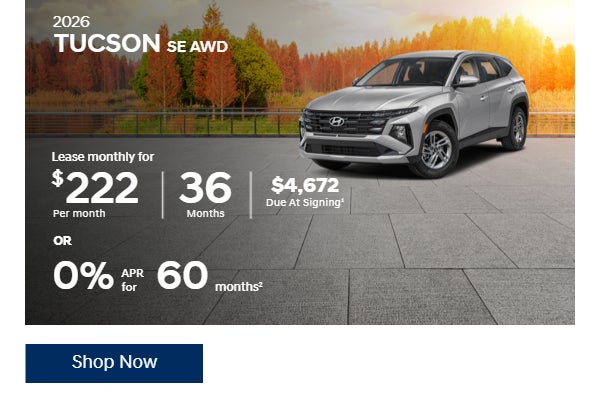 2026 Hyundai Tuscon SE