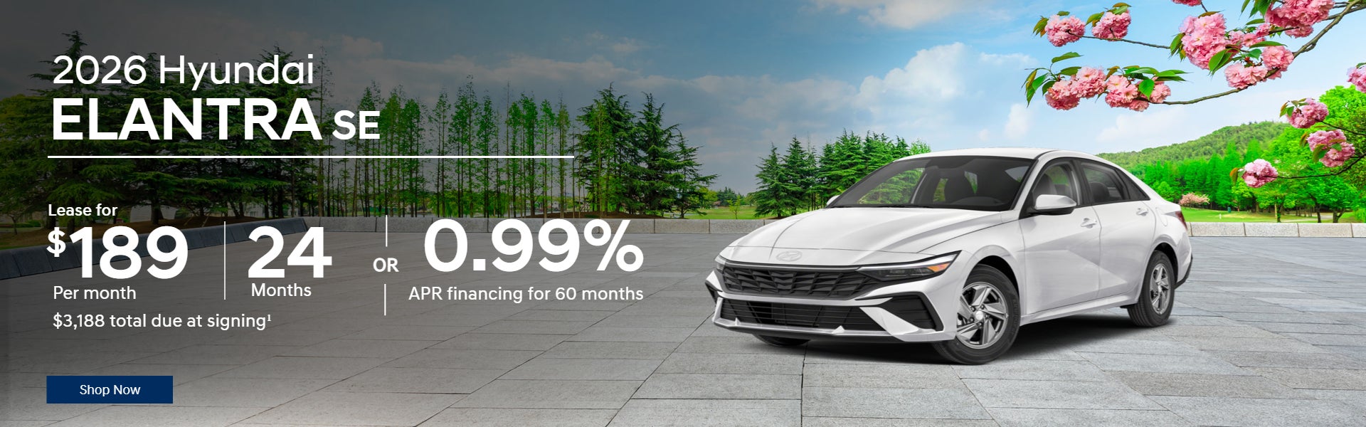 2026 Hyundai Elantra SE offers