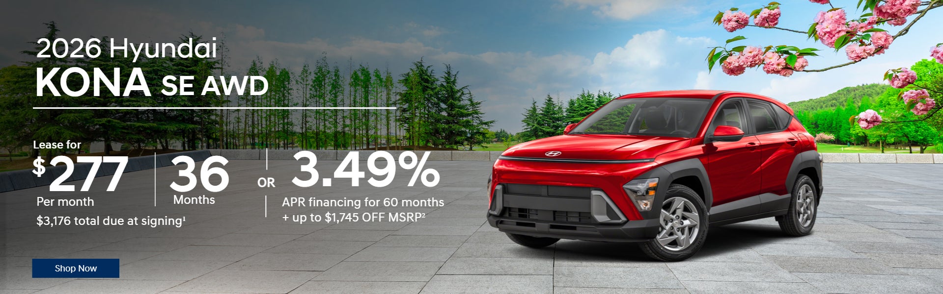 2026 Hyundai Kona SE AWD offers