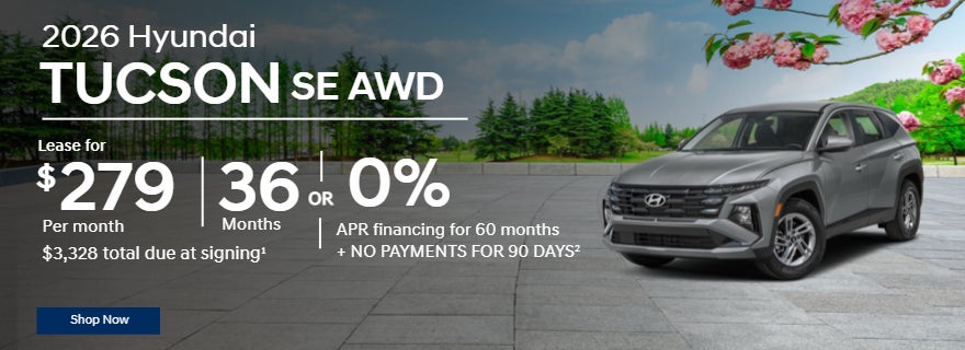 2026 Hyundai Tucson SE AWD offers